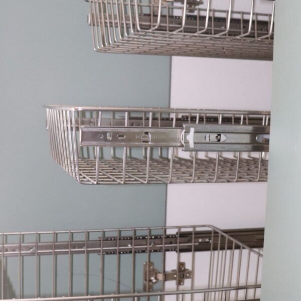 Cesto Verdulero-Frutero de Acero Inoxidable de 50cm