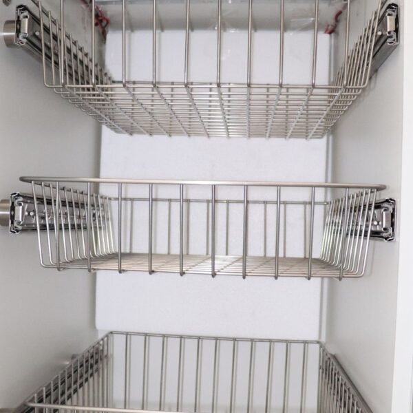 Cesto Verdulero-Frutero de Acero Inoxidable 40 cm